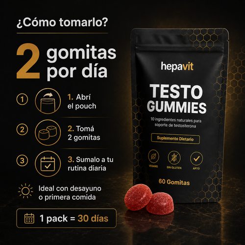 Hepavit Testo Gummies